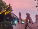 紀(jì)詩哲（GIEVSZHE）熔巖之戀情侶戒指對戒活口生日周年求訂婚紀(jì)念表白生日禮物送女友 熔巖之戀情侶戒指【命運(yùn)之戀】 曬單實(shí)拍圖