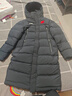 李寧羽毛球系列羽絨服長(cháng)款秋冬季保暖舒適休閑男女同款羽絨服 AYMV137黑色【男女同款】 M 曬單實(shí)拍圖