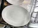 無(wú)印良品（MUJI）米瓷 咖喱 意大利粉 碟  盤(pán)子碟子餐具  MD7PCC4S 長(cháng)26*寬19.5*高5cm 曬單實(shí)拍圖