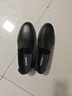 奧康（Aokang）官方春秋季流行商務(wù)休閑皮鞋男士舒適百搭一腳蹬鞋子男黑39碼 曬單實(shí)拍圖