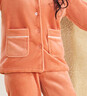 紅豆居家【秋上新】秋冬加絨加厚保暖珊瑚絨女士家居服女睡衣 曬單實(shí)拍圖
