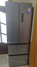 美的（Midea）417法式多門(mén)四開(kāi)門(mén)嵌入式60CM超薄一級雙變頻智能家用電冰箱MR-417WFPE流蘇銀國家補貼20% 曬單實(shí)拍圖