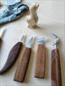 兒童木工制作工具套裝手工木雕diy材料包子學(xué)生削木頭刀入門(mén) 入門(mén)進(jìn)階雕刻上色25件套加防割 曬單實(shí)拍圖