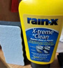 rain·x汽車(chē)玻璃防雨劑疏水劑后視鏡雨敵車(chē)窗驅水鍍膜劑鍍晶送毛巾海綿 曬單實(shí)拍圖
