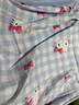 雅鹿Hellokitty100純棉床上四件套少女全棉床單被套兒童卡通三件套 乖巧KT【100%精梳純棉】 1.8m 床單款 適合2.0x2.3m被芯 曬單實(shí)拍圖
