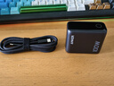 ANKER【國家3C認證】安克智顯充Lite100W充電器數據線(xiàn)套裝 氮化鎵type-c小米快充pd插頭適用iPhone16 灰 曬單實(shí)拍圖