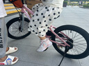 優(yōu)貝（RoyalBaby）兒童自行車(chē)小孩單車(chē)男女童車(chē)腳踏車(chē)山地車(chē) 3-6-7-10歲小皇冠 粉色 18寸（腳撐） 曬單實(shí)拍圖