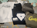 森馬衛衣男發(fā)熱抑菌冬季寬松連帽衣服加絨校園印花情侶裝 土灰綠A41901 L 曬單實(shí)拍圖