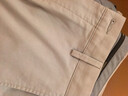 雅戈爾（YOUNGOR）褲子男士春夏季青年男休閑褲免燙休閑褲棉彈力面料商場(chǎng)同款 卡其 33 175/82A 曬單實(shí)拍圖