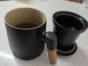 京東京造茶杯便攜式黑陶茶泡茶壺茶杯功夫茶具辦公杯隨身茶壺容量400ml 曬單實(shí)拍圖