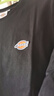 dickies圓領(lǐng)長(cháng)袖T恤男士經(jīng)典三色logo秋季寬松純色休閑舒適美式上衣 黑色 XL 曬單實(shí)拍圖