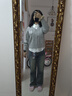 森馬（Semir）毛衣女冬刺繡V領(lǐng)絞花毛衫無(wú)袖襯衫氣質(zhì)學(xué)院風(fēng)兩件套101724107029 曬單實(shí)拍圖