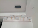 歐普燈具客廳吊燈現代輕奢吊燈智能95高顯色客廳餐廳臥室/晶玉 【餐廳】晶玉5頭 曬單實(shí)拍圖