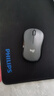 羅技（Logitech）M220 輕音鼠標 無(wú)線(xiàn)鼠標 辦公鼠標 對稱(chēng)鼠標 帶無(wú)線(xiàn)微型接收器 灰黑色 曬單實(shí)拍圖