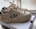 斐樂(lè )（FILA）【易烊千璽同款】官方男鞋復古板鞋方塊鞋輕便休閑鞋 泡沫白-WG 41 曬單實(shí)拍圖