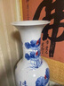 晟煦景德鎮陶瓷落地手繪青花大花瓶客廳裝飾擺件公司酒店開(kāi)業(yè)喬遷禮品 1米2手繪墨彩連年有余送底 120cm 曬單實(shí)拍圖