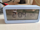 得力（deli）可視化智能鬧鐘計時(shí)器 學(xué)生專(zhuān)用起床神器背光床頭鐘時(shí)鐘溫度計 開(kāi)學(xué)升學(xué)季必備禮物 LE107 藍色 曬單實(shí)拍圖