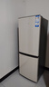 海爾（Haier）冰箱出品雙開(kāi)門(mén)二門(mén)177升冰箱家用小型冰箱租房省電不占地冷藏冷凍統帥家用小冰箱 以舊換新 177升雙門(mén)冰箱節能省電 兩天約用1度電 曬單實(shí)拍圖