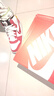 耐克（NIKE）官方休閑鞋女鞋 秋季高幫透氣運動(dòng)鞋簡(jiǎn)版空軍一號耐磨學(xué)生板鞋 芝加哥白紅/高幫 37.5 曬單實(shí)拍圖