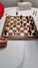 勝旅國際象棋大號實(shí)木帶磁性可折疊棋盤(pán)34*34厘米兒童比賽專(zhuān)用 曬單實(shí)拍圖