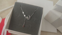 夢(mèng)染S999足銀項鏈女士生日禮物送女友老婆學(xué)生閨蜜實(shí)用走心鎖骨鏈吊墜 摘星鎖骨鏈 曬單實(shí)拍圖