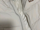 巴拉巴拉童裝兒童棉服男童外套連帽冬裝拼接燈芯絨棉衣簡(jiǎn)約百搭潮 煙灰卡50524 130cm 曬單實(shí)拍圖