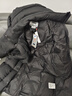 美力城【檀健次同款】長(cháng)款羽絨服女裝新款極地鵝絨外套時(shí)尚泡芙110 猛石黑 L （120-130斤） 曬單實(shí)拍圖