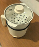 小熊（Bear）電煮鍋 宿舍小電鍋 電蒸鍋 學(xué)生泡面家用電熱鍋 蒸煮一體多功能鍋0涂層不銹鋼 DRG-E25P6 配蒸籠 曬單實(shí)拍圖