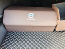 拓比應沃爾沃xc60/xc70/xc40/xc90/s90/s60/v90汽車(chē)后備箱儲物箱收納盒 沃爾沃摩卡棕-小號1個(gè)+大號1個(gè) 曬單實(shí)拍圖
