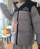 雪中飛【雙面穿】?jì)和鸾q服冬新款男女童保暖加厚面包服外套 橄欖灰綠 140 曬單實(shí)拍圖