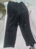兆君2025秋冬新款加厚直筒針織褲子女純色簡(jiǎn)約休閑通勤松緊腰長(cháng)褲 黑色 L 曬單實(shí)拍圖