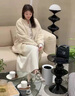 雅格羅伊水貂絨外套女2023新款 真貂小個(gè)子新款冬時(shí)尚天鵝絨整貂貂皮 珍珠色  XL 曬單實(shí)拍圖