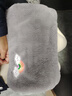 彩虹暖手寶熱水袋電熱暖手寶暖腰暖手可拆洗電智能充電熱水袋 灰彩虹 曬單實(shí)拍圖
