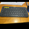 羅技（Logitech）時尚系列 K380 鍵盤 藍牙辦公鍵盤 無線鍵盤 女友 便攜超薄鍵盤 筆記本鍵盤 黑灰色 曬單實拍圖