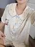 凱蒂貓（hellokitty）兒童睡衣女孩夏秋季2025新款長(cháng)袖純棉女款空調家居服 藍蝴蝶結kt貓雙長(cháng) 長(cháng)袖+長(cháng) 165 S碼70斤-85斤 140CM-15 曬單實(shí)拍圖