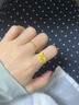 海上羅孚黃金小花塔戒指女新款足金999繁花似錦指環(huán)婚嫁生日禮物送女友 禮盒 曬單實(shí)拍圖