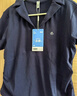 森馬（Semir）polo衫女短款收腰翻領(lǐng)襯衫25夏刺繡涼感緊身T恤辣妹109325115005 曬單實(shí)拍圖