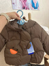 迷你巴拉[三防]迷你巴拉巴拉男女童羽絨服寶寶可愛(ài)造型連帽外套2025冬新品 咖啡50892 【三防高標絨】 100 【59g】 曬單實(shí)拍圖
