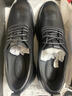 何金昌【新款】?jì)仍龈咝蓍e皮鞋鞋男7CM商務(wù)英倫系帶正裝軟皮德比鞋婚鞋 黑色HD98D3021Y 39 曬單實(shí)拍圖