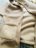 森馬（Semir）外套女仿羊羔毛搖粒絨雙面穿寬松撞色2025冬連帽夾克109725108025 曬單實(shí)拍圖