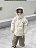 G.DUCKKIDS小黃鴨童裝男童羽絨服冬裝外套兒童衣服男大童防寒保暖面包服上衣 黑色 140 尺碼9~10歲【130-140cm】cm 曬單實(shí)拍圖