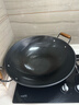 傳世家徽鐵鍋雙耳炒鍋無(wú)涂層炒菜鍋家用老式熟鐵圓底鍋燃氣灶專(zhuān)用加大加深 45cm圓底+鍋蓋【已開(kāi)鍋】 45cm 曬單實(shí)拍圖