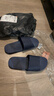樂(lè )拖情侶拖鞋男士夏季家居室內防滑橡塑居家用軟底洗澡浴室涼拖鞋 深藍 40-41 (適合39-40的腳穿) 曬單實(shí)拍圖