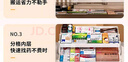 妙馨思PET高透家庭醫藥箱分類(lèi)收納盒大號超大容量藥盒小急救箱家用 曬單實(shí)拍圖