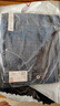 優(yōu)衣庫女裝寬松直筒牛仔褲水洗產(chǎn)品闊感褲加長(cháng)款81.5cm新款476089 60 淺藍色 29 /165/74A 曬單實(shí)拍圖