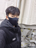 李寧保暖口罩秋冬季騎行面罩男女士防寒防風(fēng)塵面罩加厚騎車(chē)可水洗口罩 曬單實(shí)拍圖