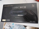 烏斯京（WOLSGIN）一次性手套丁腈橡膠100只中碼廚房食品級加厚耐家務(wù)丁晴手套黑色 曬單實(shí)拍圖