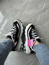 斯凱奇（Skechers）黑白金熊丨男女老爹鞋復古熊貓鞋情侶風(fēng)潮流增高運動(dòng)休閑 【女款】黑色/金色/BKGD(黑金) 37 曬單實(shí)拍圖