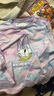 迪士尼寶寶（Disney Baby）女童衛衣兒童長(cháng)袖T恤中大童裝春季純棉舒適百搭上衣 紫印花 140 曬單實(shí)拍圖