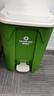 ABEPC腳踏式大垃圾桶帶蓋腳踩戶(hù)外大號院子廚房家用商用室外庭院容量箱 50L綠桶白蓋【帶內桶】 曬單實(shí)拍圖